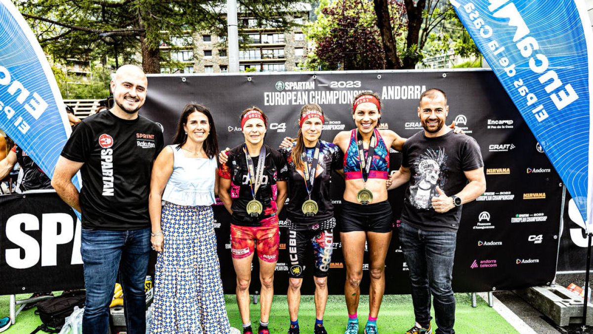 Vencedores femenines de l'Spartan Race.