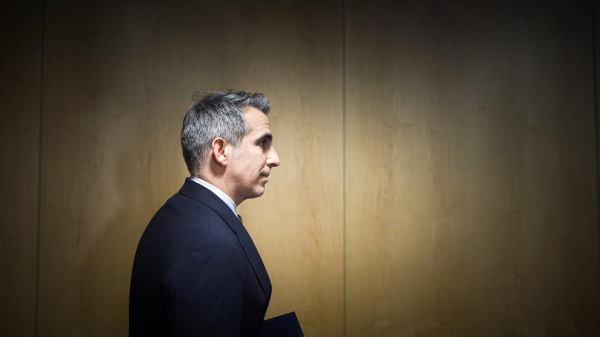 El ministre de Finances i portaveu, Cesar Marquina.