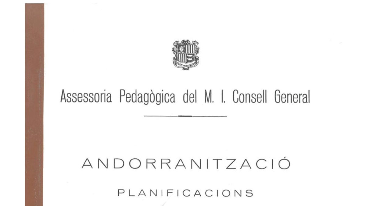 El dossier de planificació de l'arxiu.