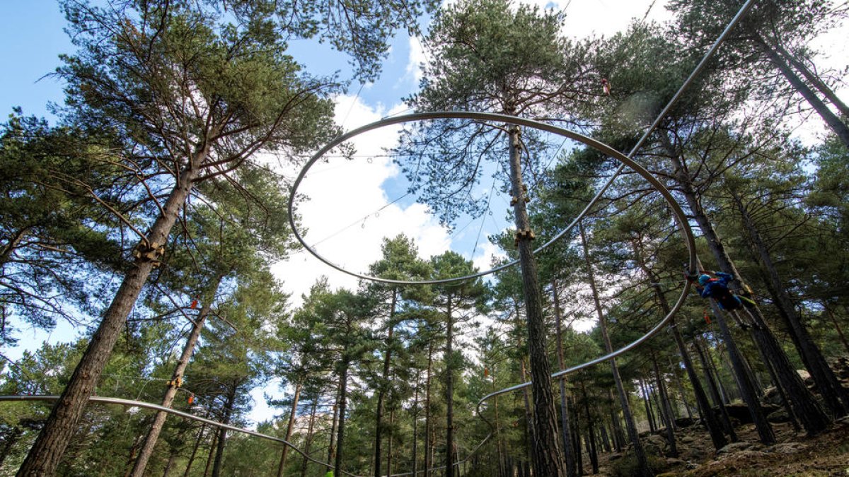 L'ecoparc no ha pogut oferir activitats de neu.