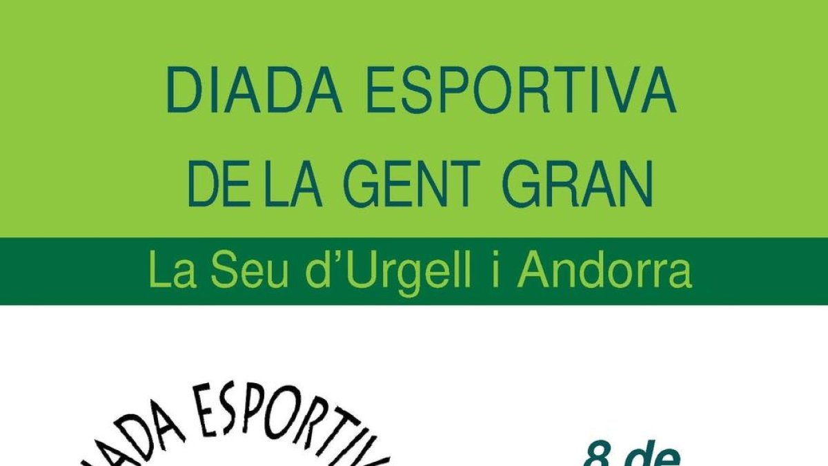 Cartell jornada esportiva de la gent gran