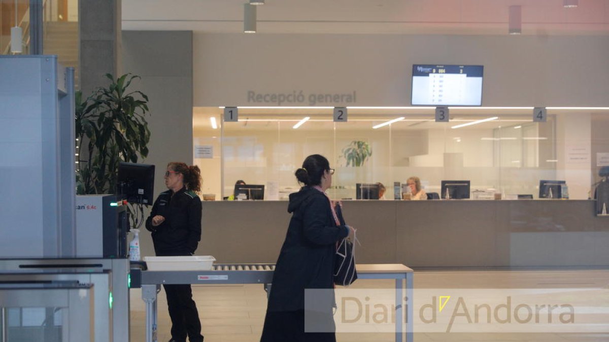 Maria Cosan a la seu de la Justícia aquest matí