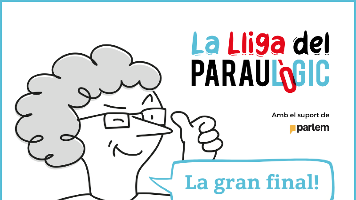 Cartell de la final de la lliga Paraulògic