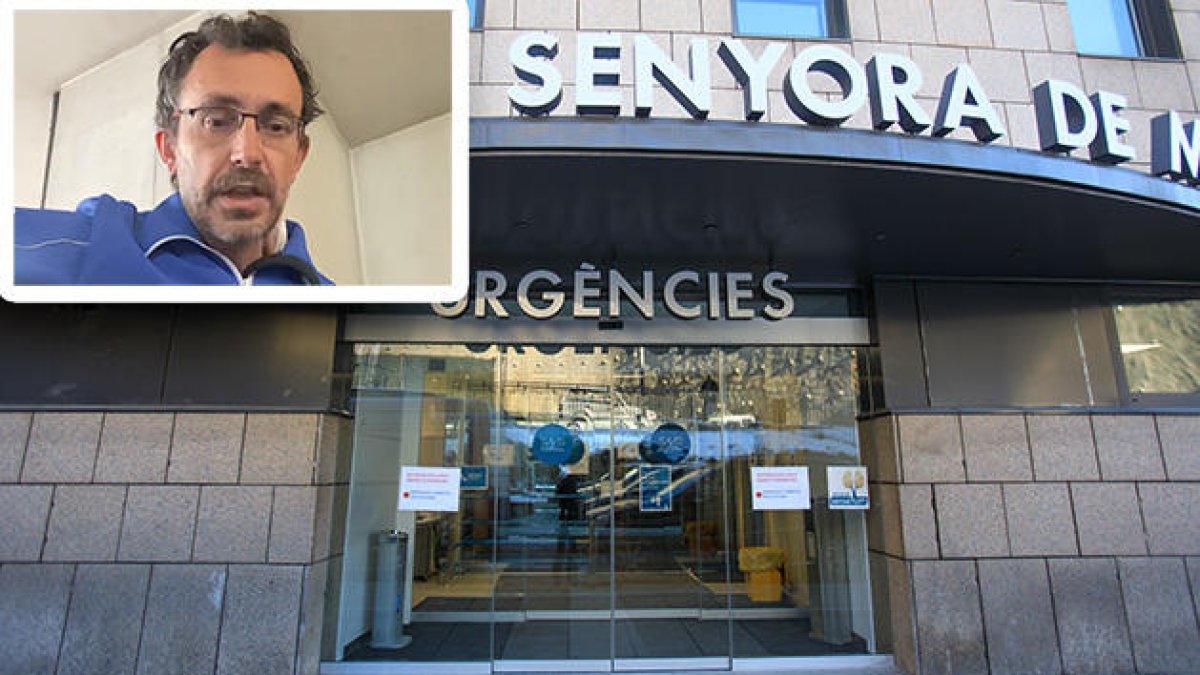 El cap del servei d'urgències, Jordi Samsó, en una foto a les xarxes socials.