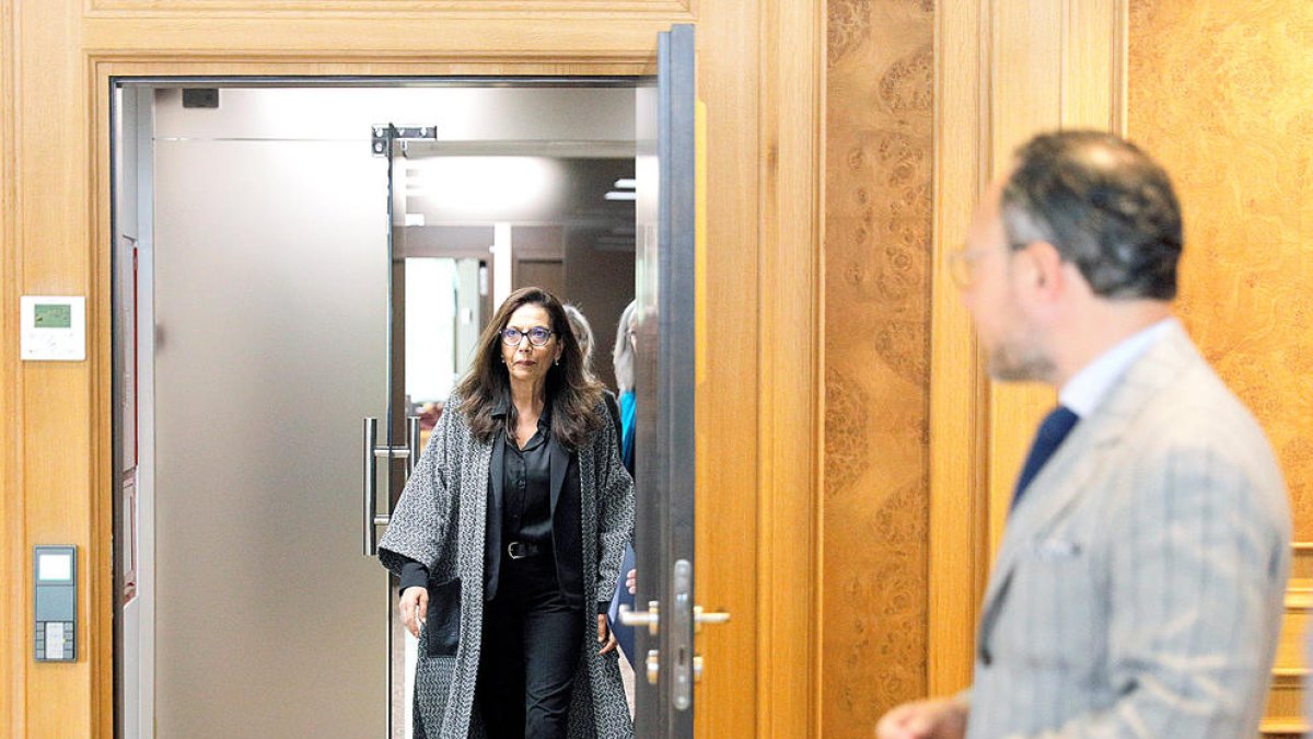 M'jid, ahir amb el cap de Govern, Xavier Espot.