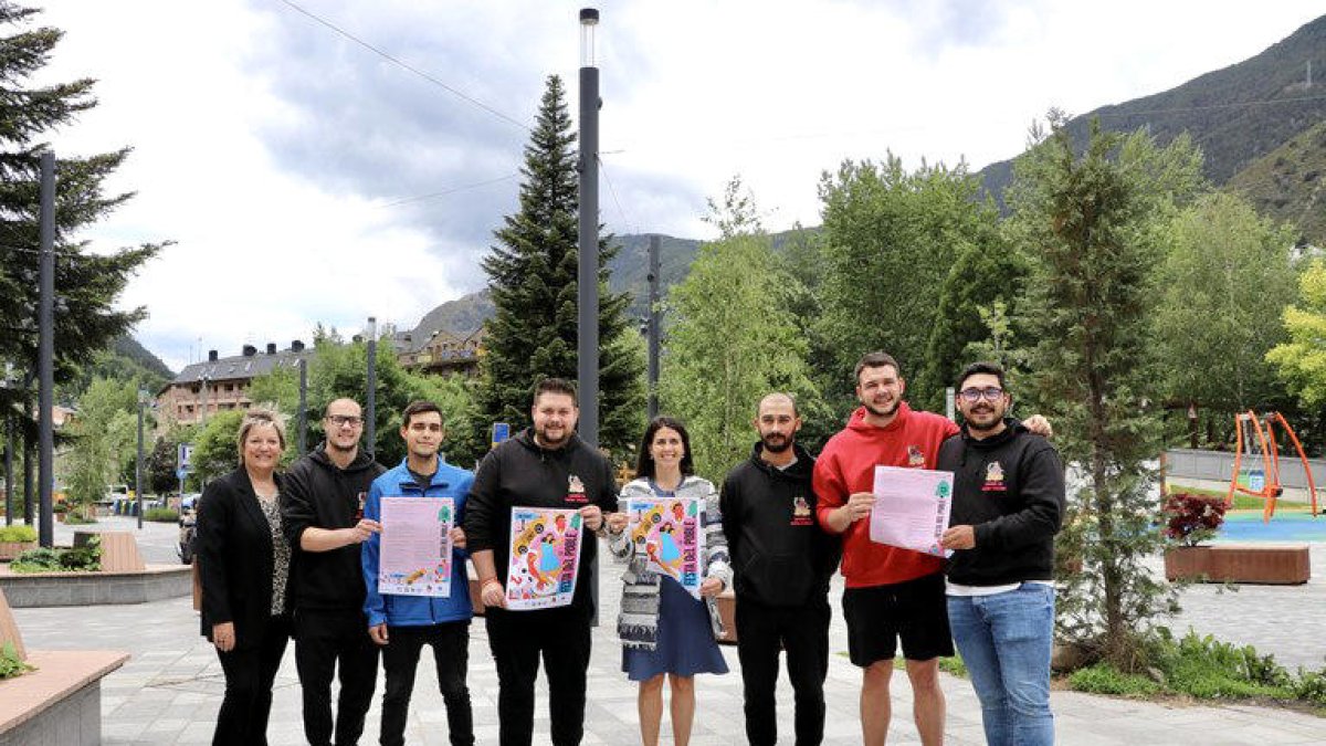 Presentació, ahir, de la Festa del Poble.