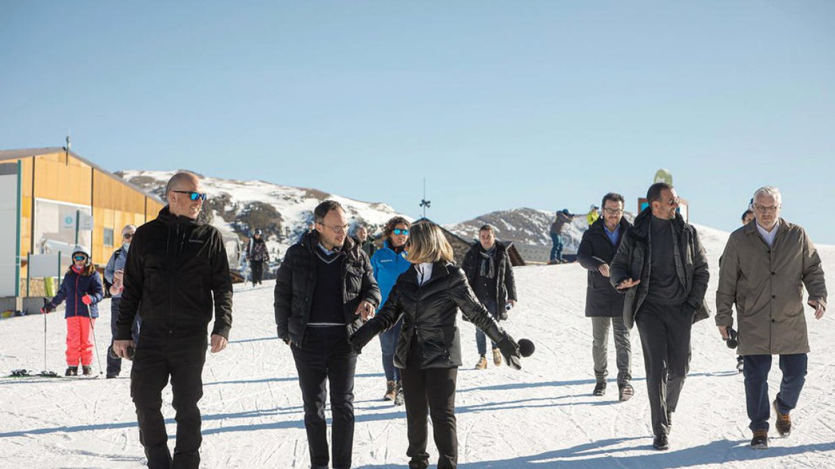 Risch amb Espot, ahir a les pistes de Soldeu.