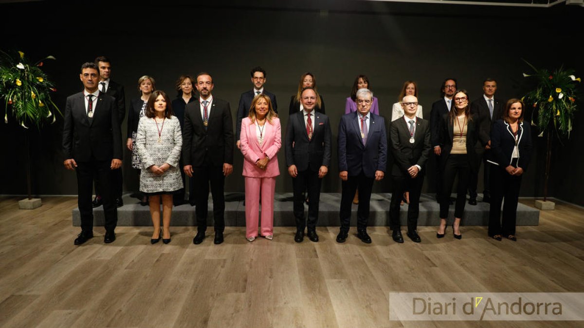 Els ministres i secretaris d'Estat el dia del nomenament