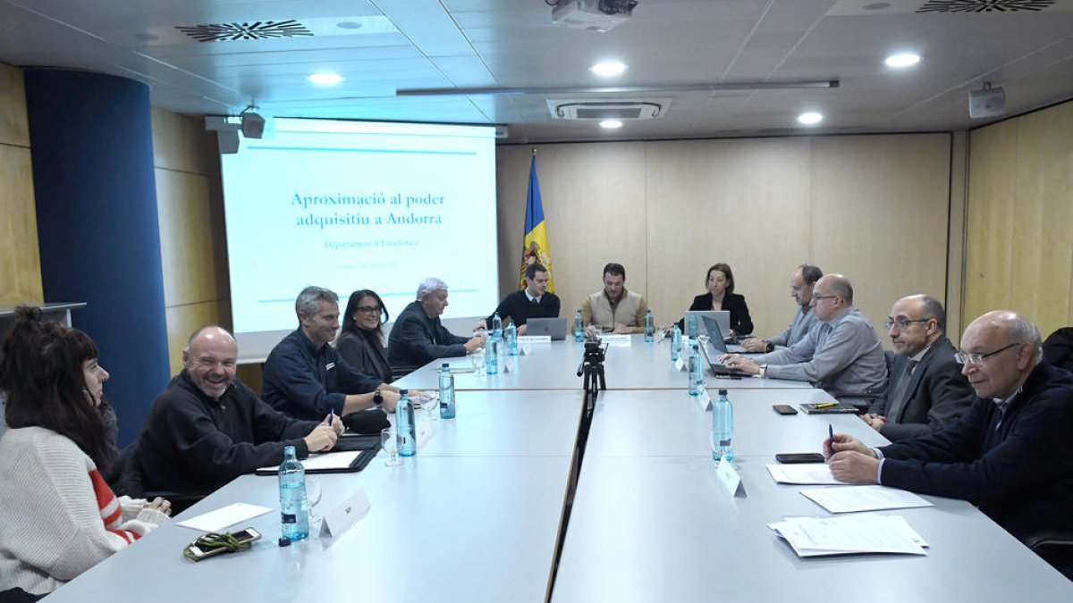 La darrera reunió del Consell Econòmic i Social (CES).