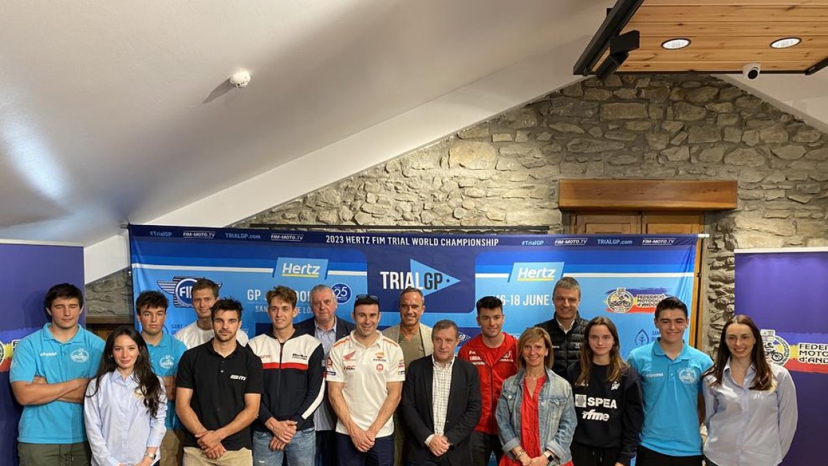 Presentació del Mundial de Trial aquest matí