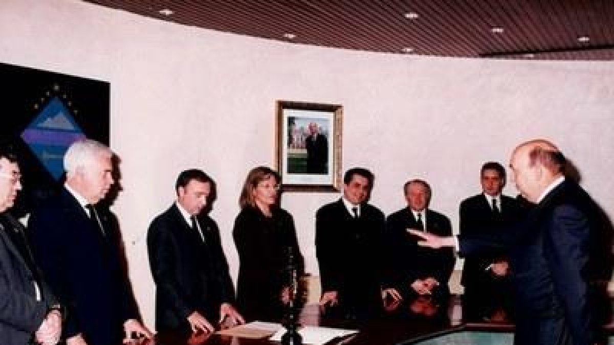 Josep Ma Puy Bergés prenent possessió com a conseller
