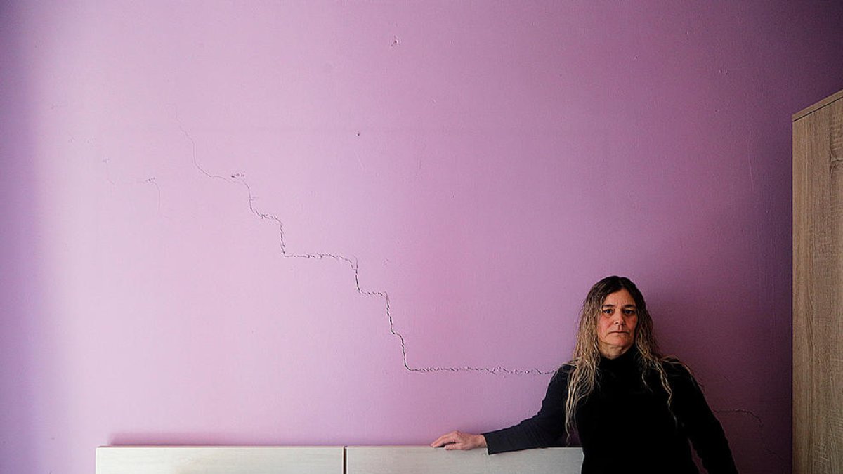 Ana Tavares, una de les veïnes del bloc afectat.