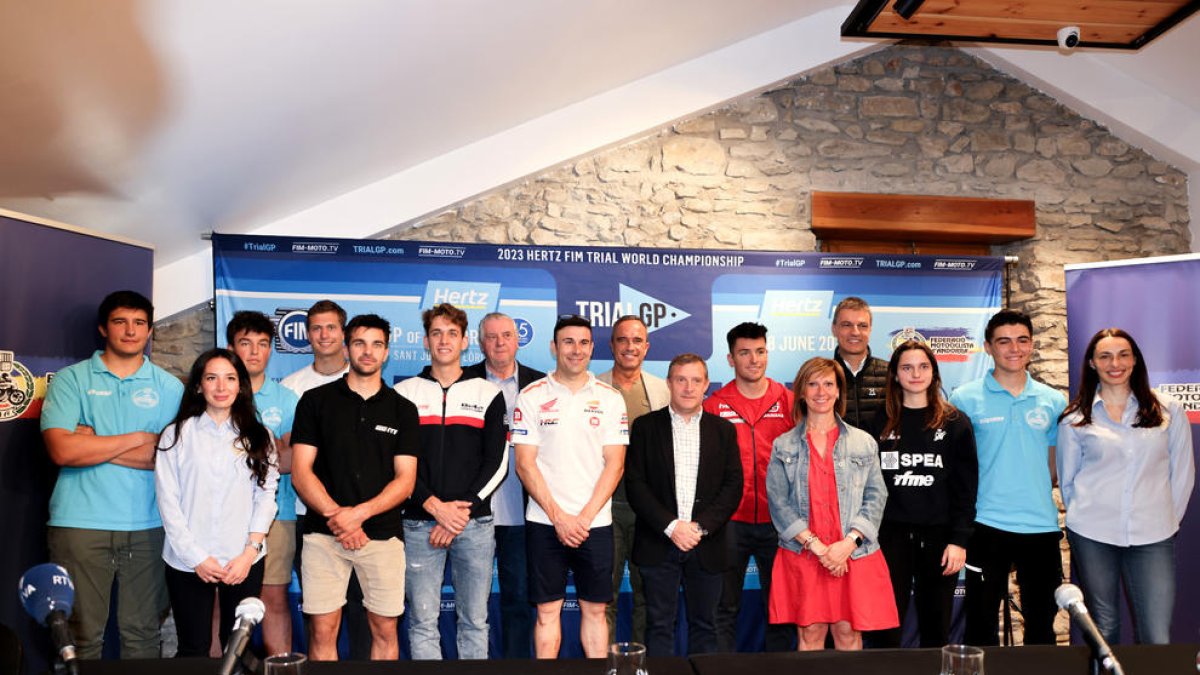 Presentació de la prova celebrada ahir.