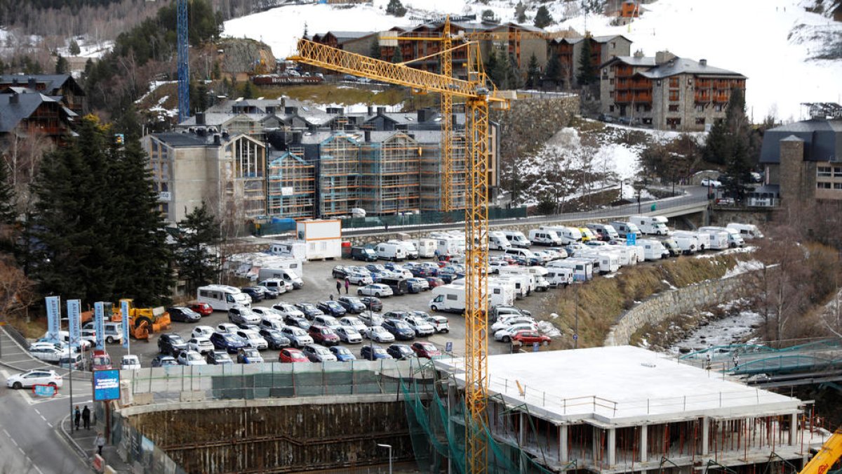 Vista de la urbanització del Tarter.