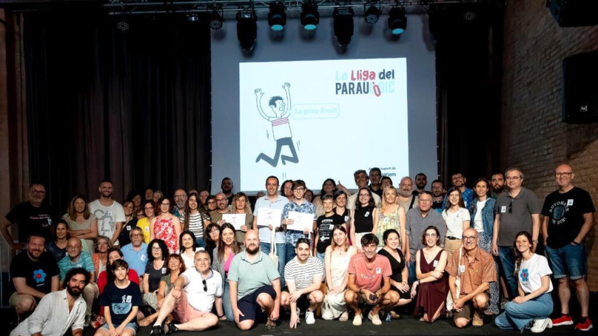 Final de la Lliga Paraulògic a l'Antiga Fàbrica Damm.