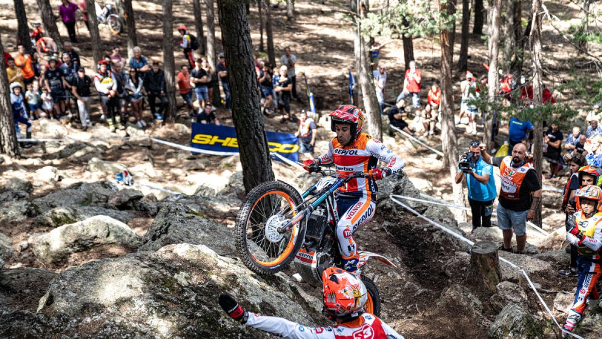 El pilot resident Toni Bou va dominar la primera cursa del GP d'Andorra.