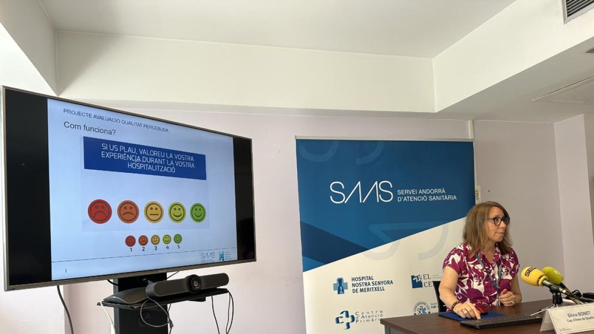 Sílvia Bonet ha presentat l'enquesta de satisfacció del SAAS