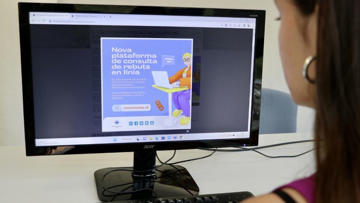 La plataforma en línia de rebuts d'Encamp ja està en marxa