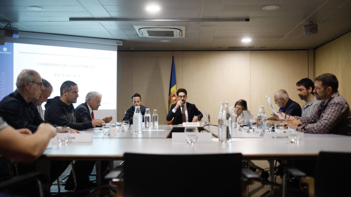 Reunió de la comissió de seguiment de caça