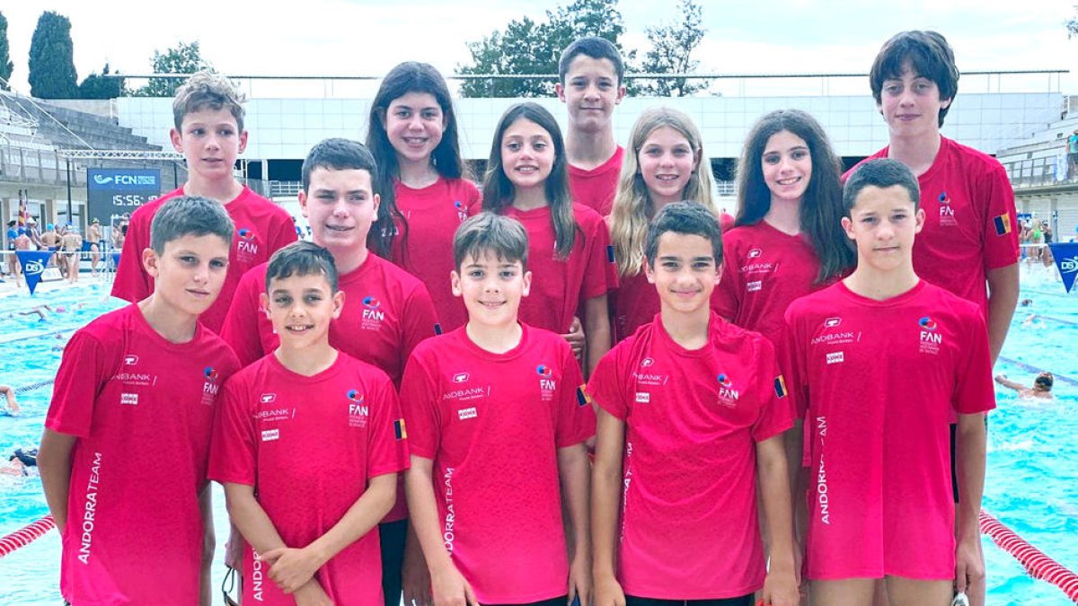 L'equip aleví de la FAN.