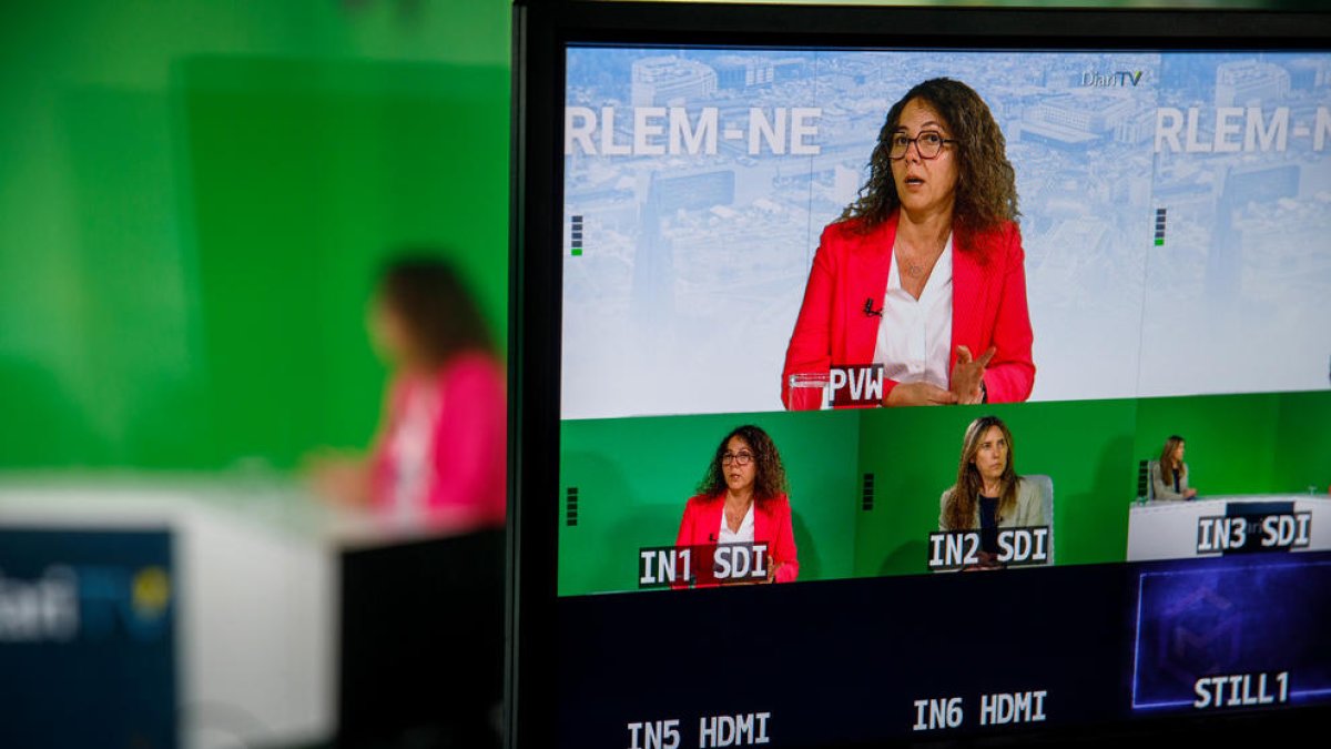 La consellera general electa del PS Judith Salazar, ahir als estudis de Diari TV.