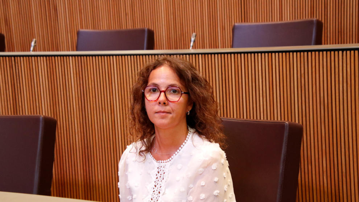 La presidenta del grup parlamentari del PS, Judith Salazar.