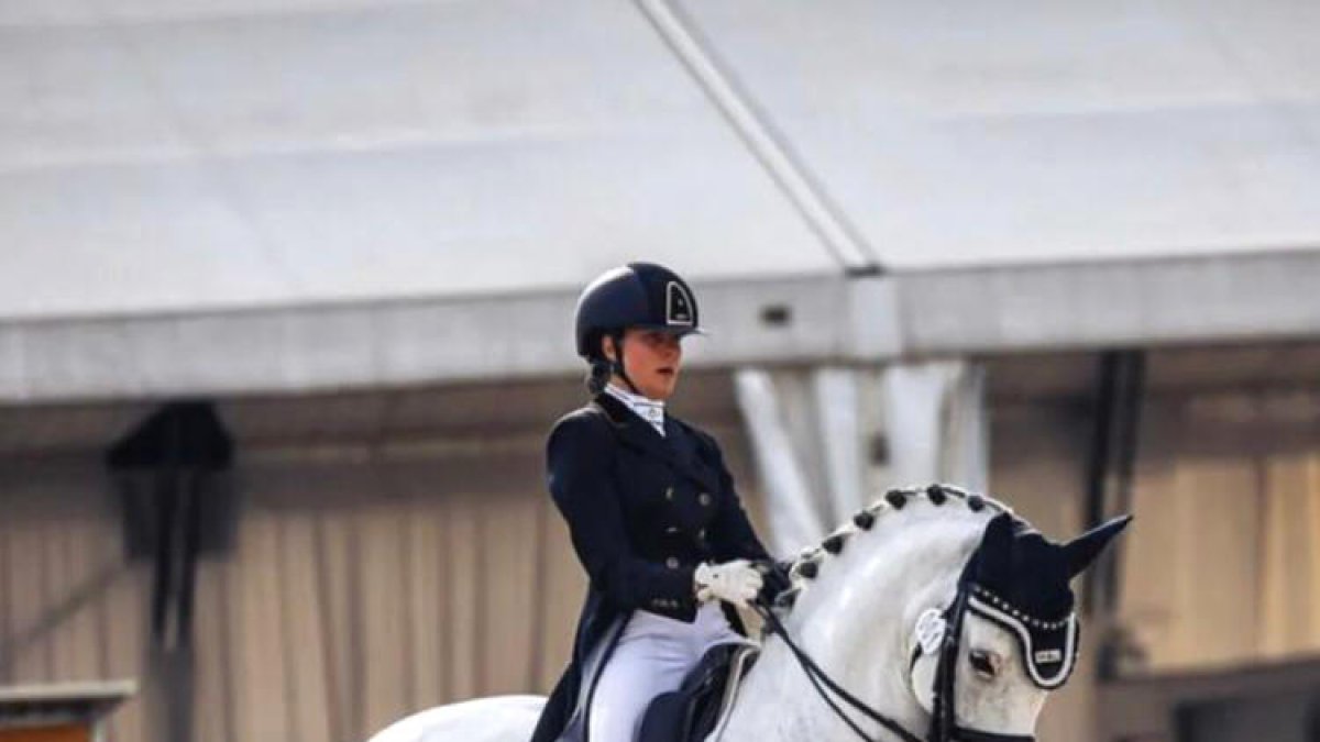 Noemí Baró, en una competició.