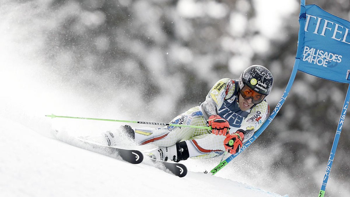 Joan Verdú en la prova d'ahir.