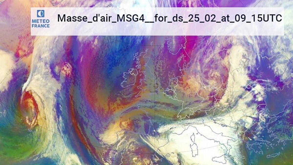 La predicció meteorològica per a avui.