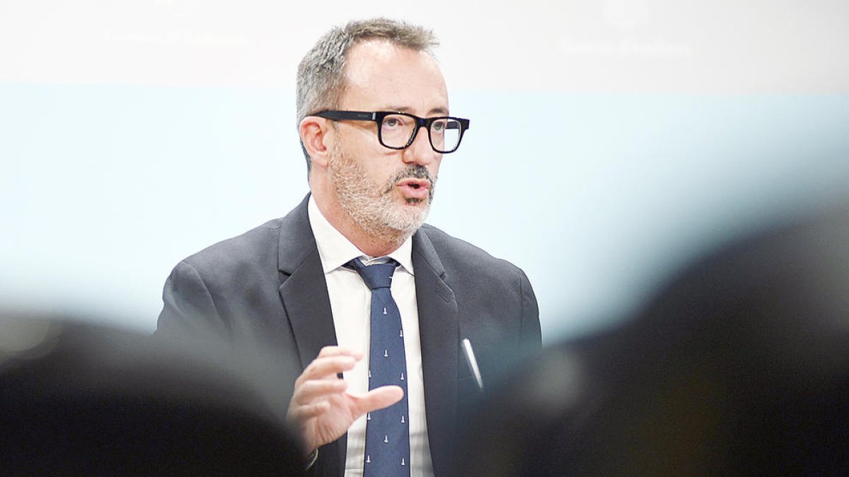 El ministre de Territori i Habitatge, Víctor Filloy.