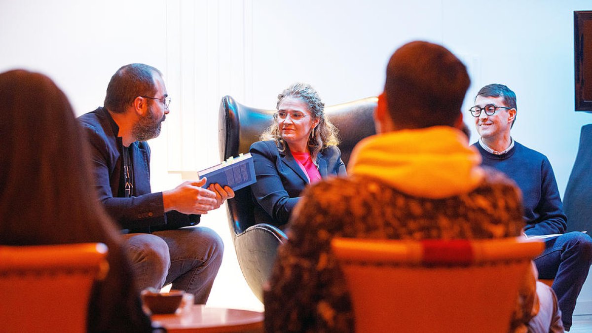 Noemí Rodríguez ahir a La Trenca.