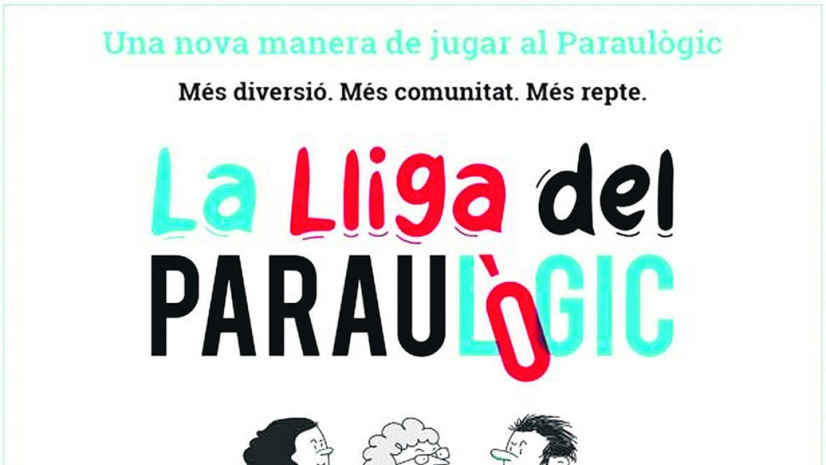 El cartell que anuncia la Lliga del Paraulògic.