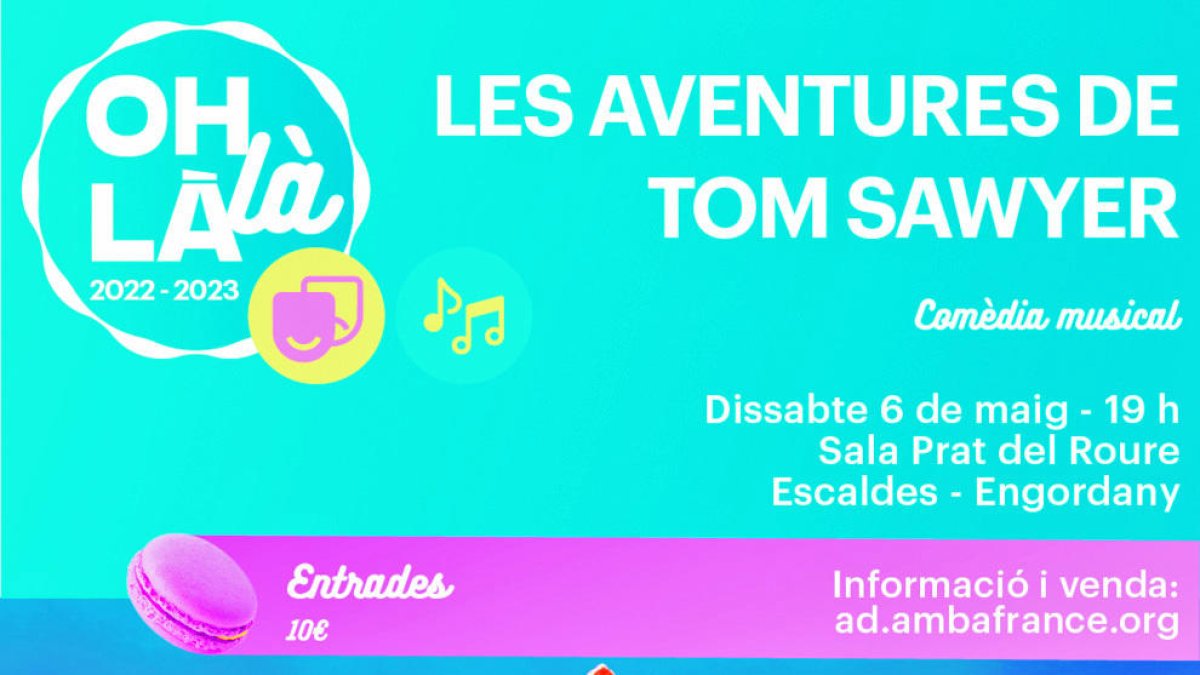 Detall del cartell de l'espectacle.