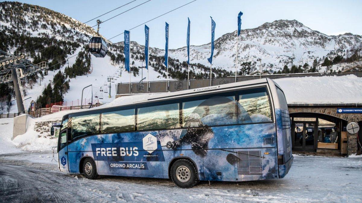 Bus gratuït d'Ordino a Arcalís