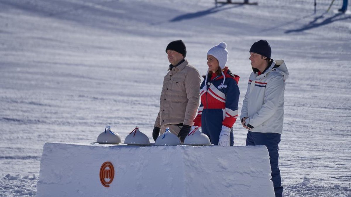 El jurat de Masterchef a l'estació de Grandvalira