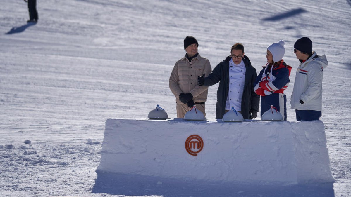 El jurat del concurs 'MasterChef', a Grandvalira.