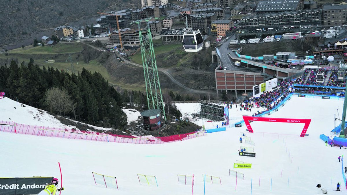 La pista de l'Avet de Soldeu.
