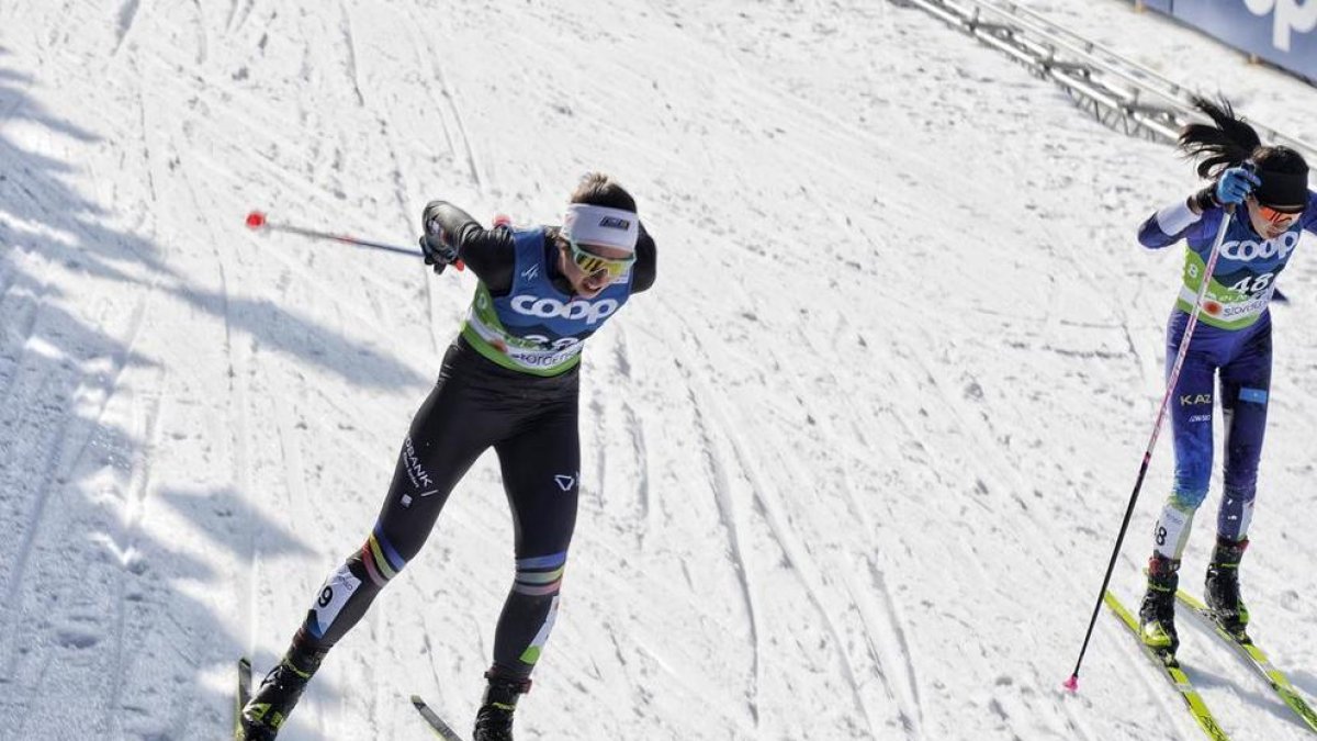 Carola Vila durant una prova al Mundial