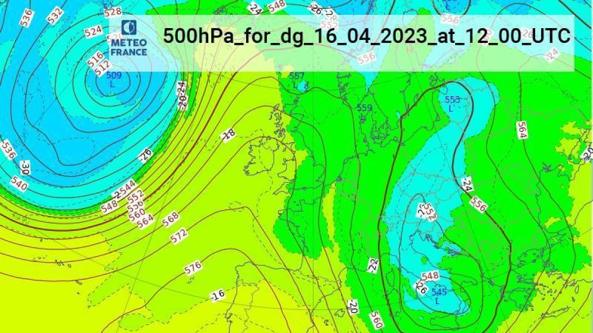 Mapa meteo diumenge