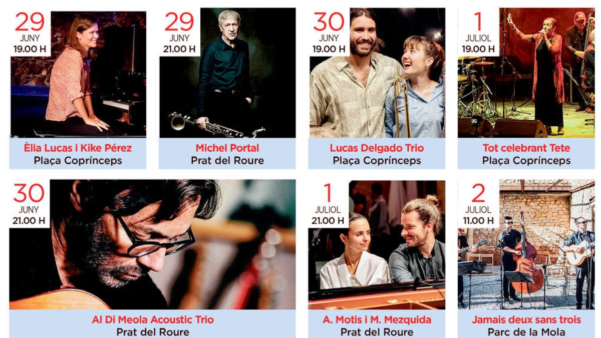 Al Di Meola i Eliane Elias, caps de cartell del Festival de jazz