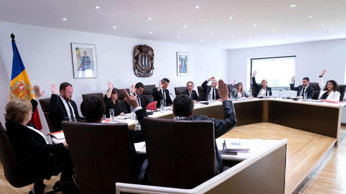 Consell de comú d'ahir.