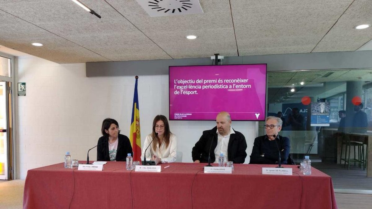 Presentació de la 3a edició del premi Àlex Lliteras