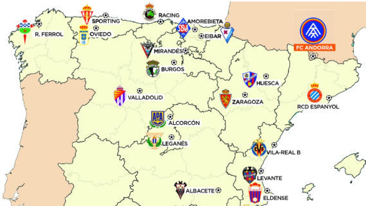 Alcorcón i Eldenc tanquen els 21 rivals de l'Andorra