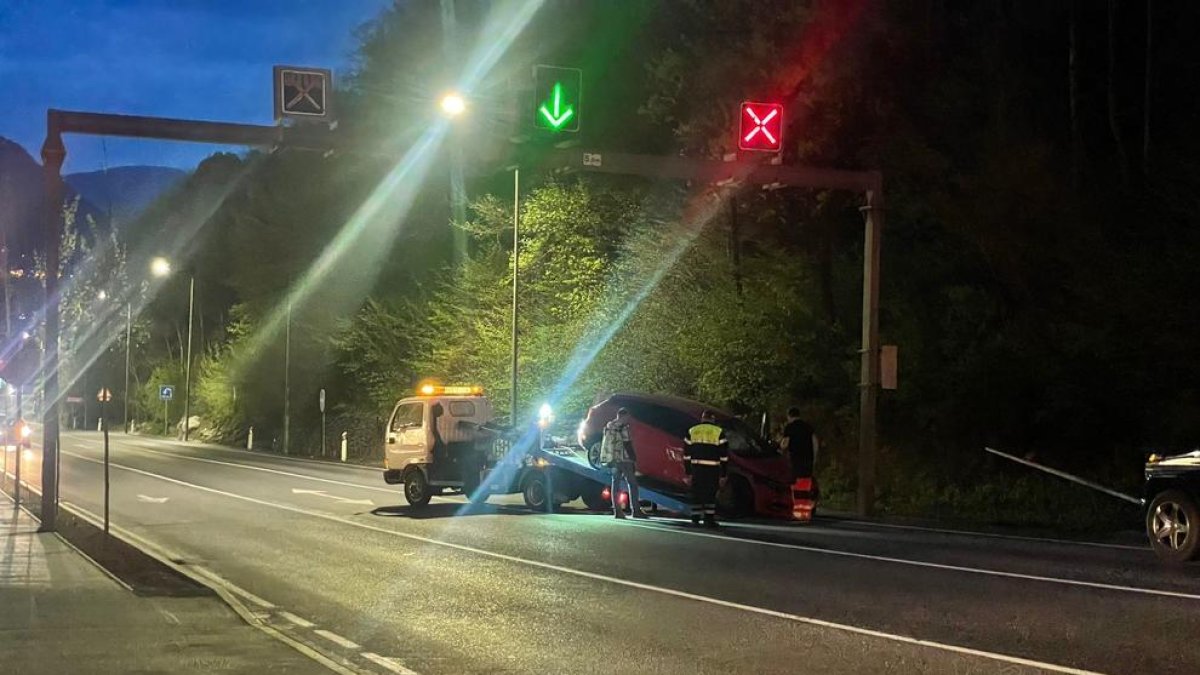 El turisme accidentat a l'avinguda Salou