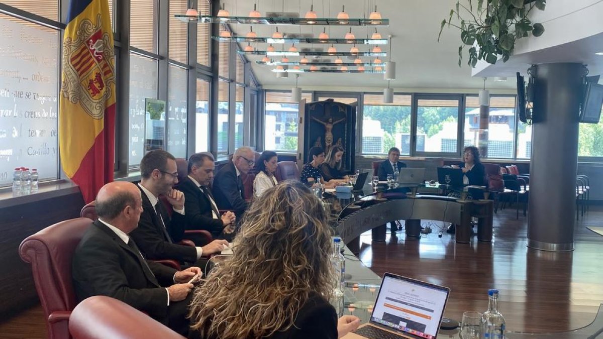 Sessió de comú de Canillo celebrada aquest migdia