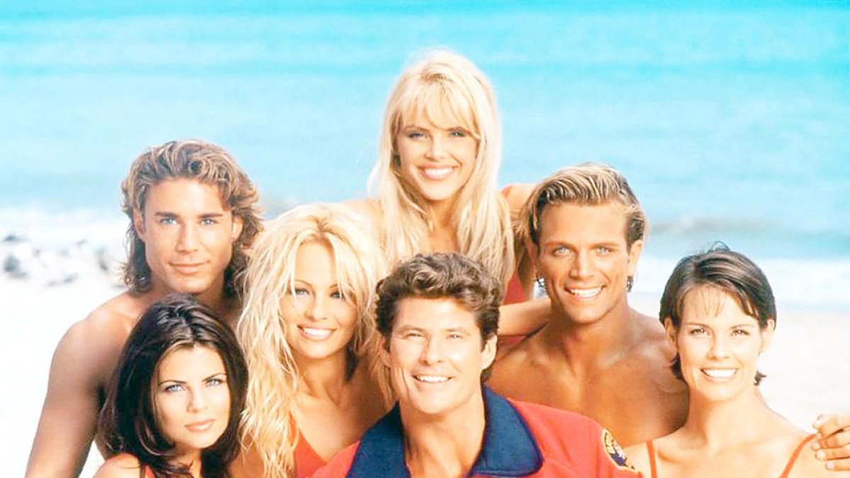 Els protagonistes de 'Los vigilantes de la playa'.