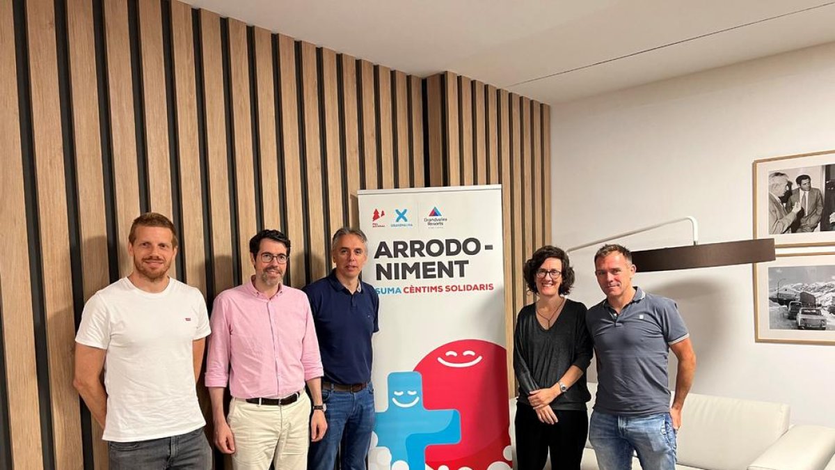 Presentació de l'acció d'arrodoniment solidari a les estacions Pal Arinsal i Soldeu-El Tarter