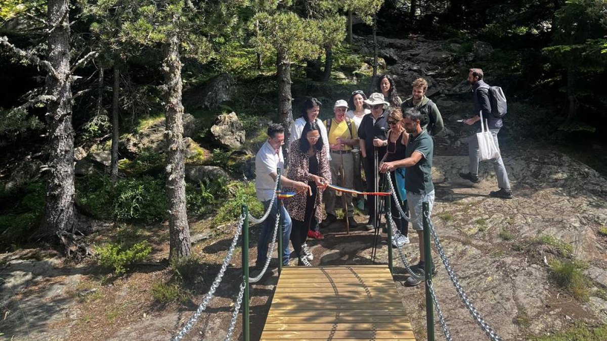 Inauguració del nou accés al Comapedrosa