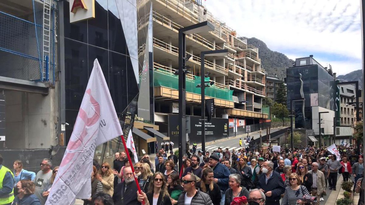 Manifestació de l'1 de maig passat.