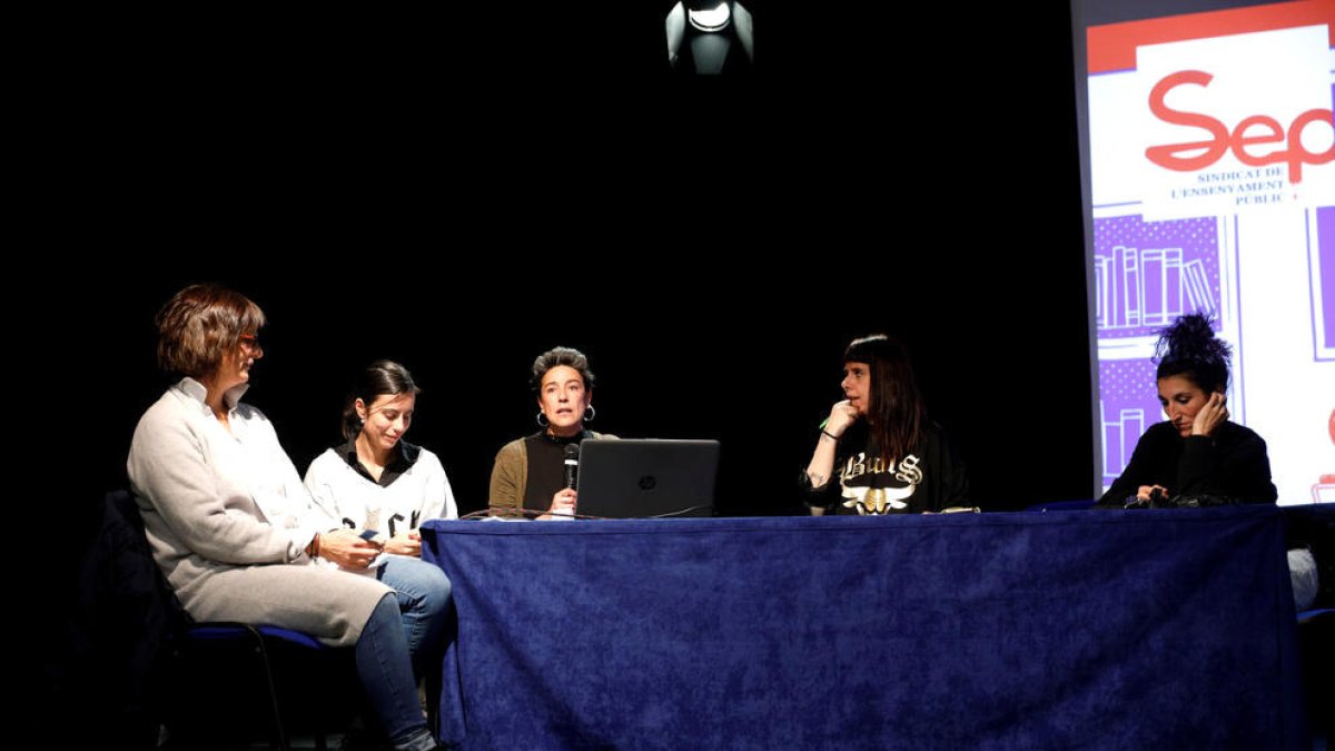 Assemblea extraordinària del SEP, el mes passat.